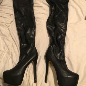 BEBE tressa THIGH HIGH platform boot —